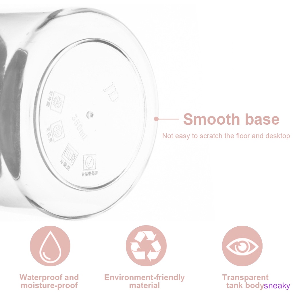 Hộp đựng thực phẩm trong suốt chống ẩm có nắp đậy 250ml