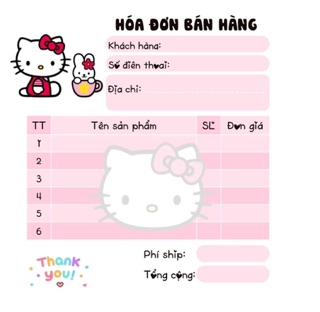 Combo 3 Hoá đơn mini 1 liên và 2 liên