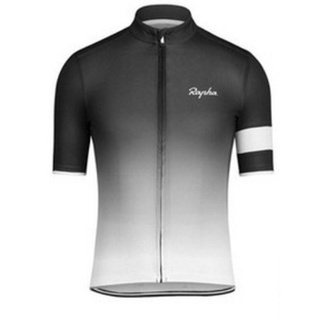 Rapha Bộ Quần Áo Đua Xe Đạp Thiết Kế Tay Ngắn Màu Xám Thời Trang Cao Cấp