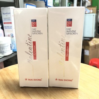 Kem chống nắng và trắng da valentine 50g
