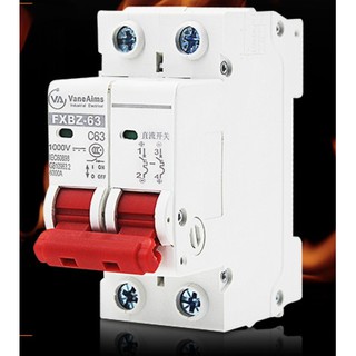 CB dc 1000V FXBZ-63 Aptomat 1 chiều bộ ngắt mạch DC 1000V CHÍNH HÃNG Vaneaims