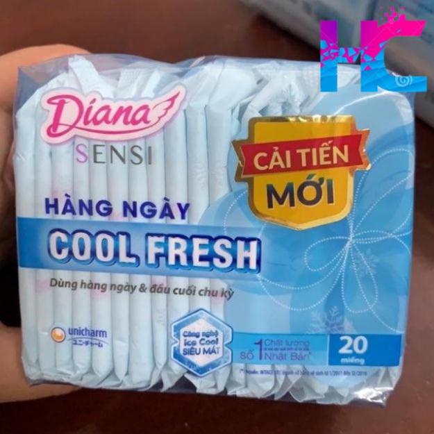 Băng vệ sinh Hàng Ngày Diana Sensi Cool Fresh Siêu Mát Lạnh
