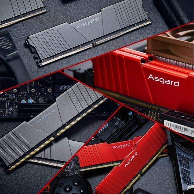 RAM máy tính DDR4 16GB 8GB Bus 2666 có tản Asgard T2