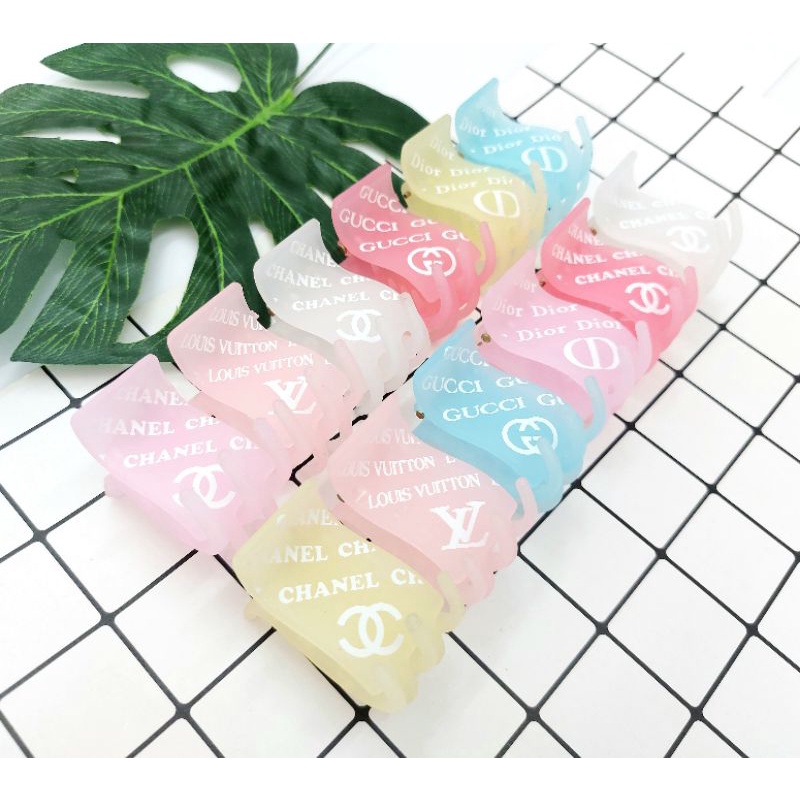 COMBO 12 CÂY KẸP TÓC CÀNG CUA DẺO KHÔNG GÃY 2802
