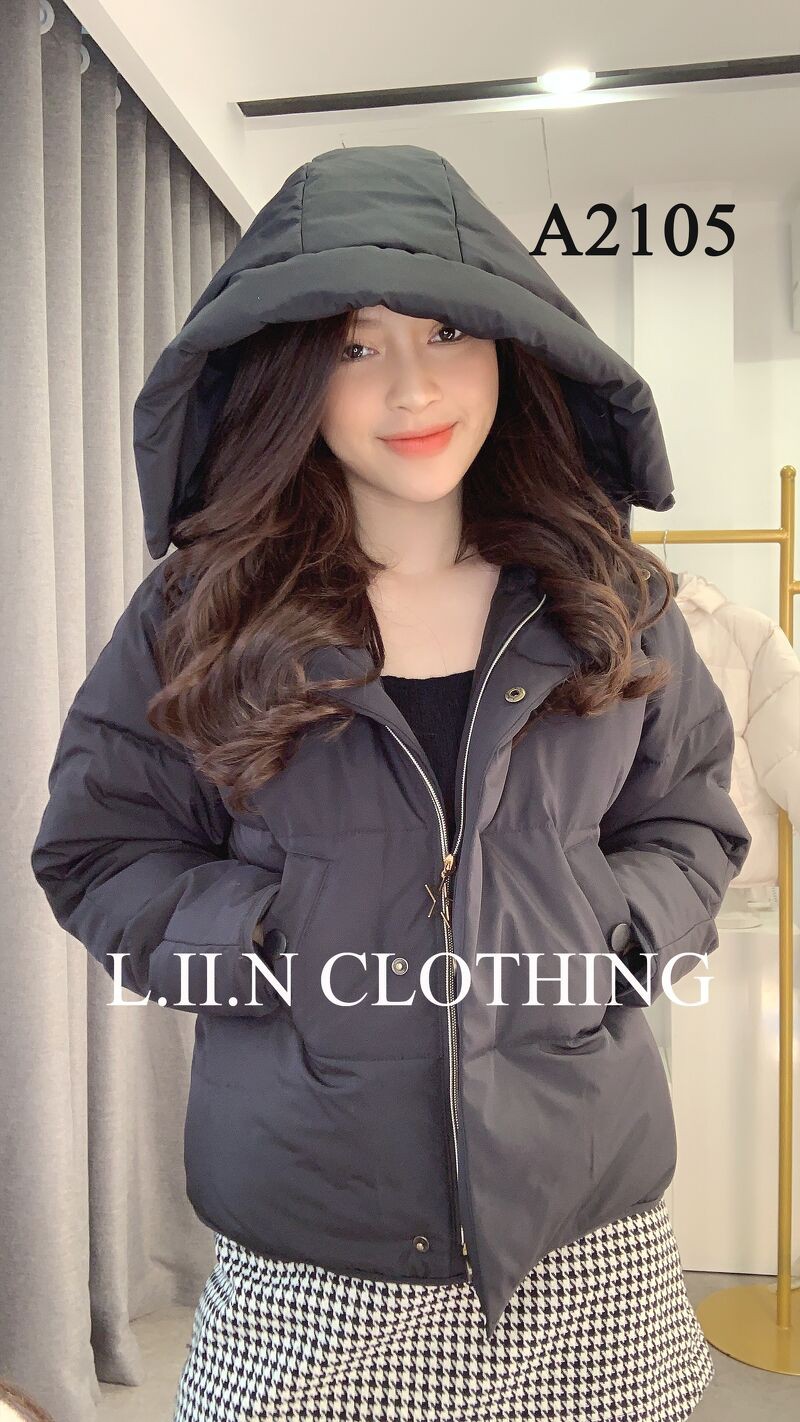 Áo khoác phao nữ Linbi đủ màu, đủ size, thiết kế dáng béo, dày dặn cực ấm Liin clothing A2105 | BigBuy360 - bigbuy360.vn
