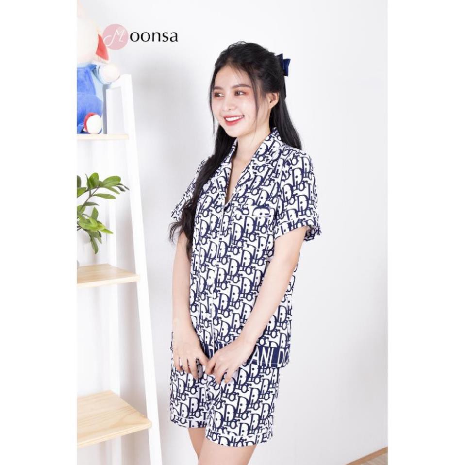 [Mã WARN60 hoàn 15% xu đơn 300k] Bộ đồ ngủ pijama lụa cao cấp 💝Pijama Chitani💝 Dễ Thương - Thoải Mái