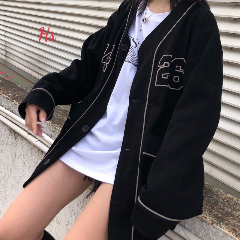 🍋 [HÀNG CÓ ẢNH/VIDEO THẬT + ĐÁNH GIÁ] Áo Khoác Cardigan Phối Viền In F4 26 CHANH MAT🍋 | BigBuy360 - bigbuy360.vn