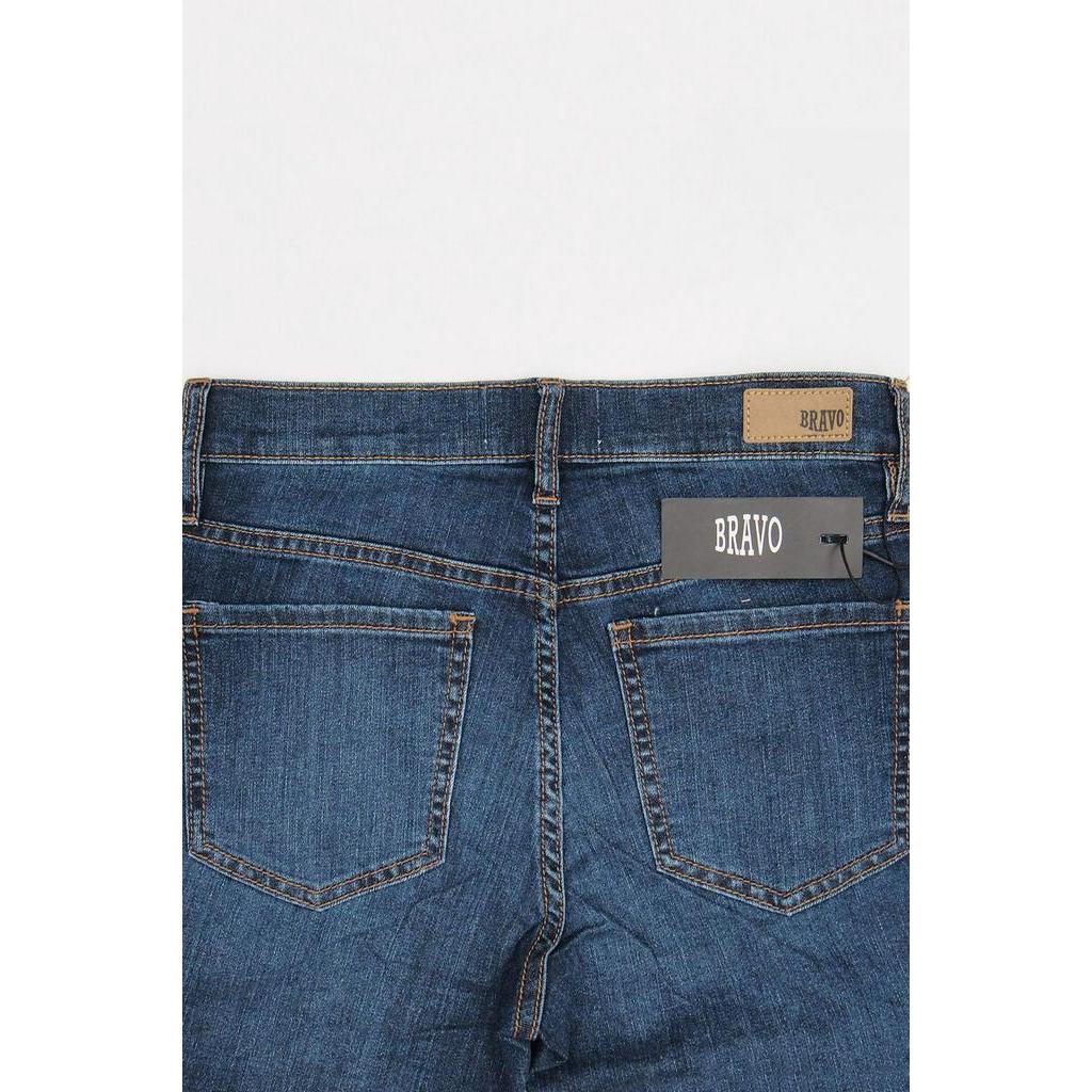 Quần jeans ống đứng wash nhẹ BR4VO