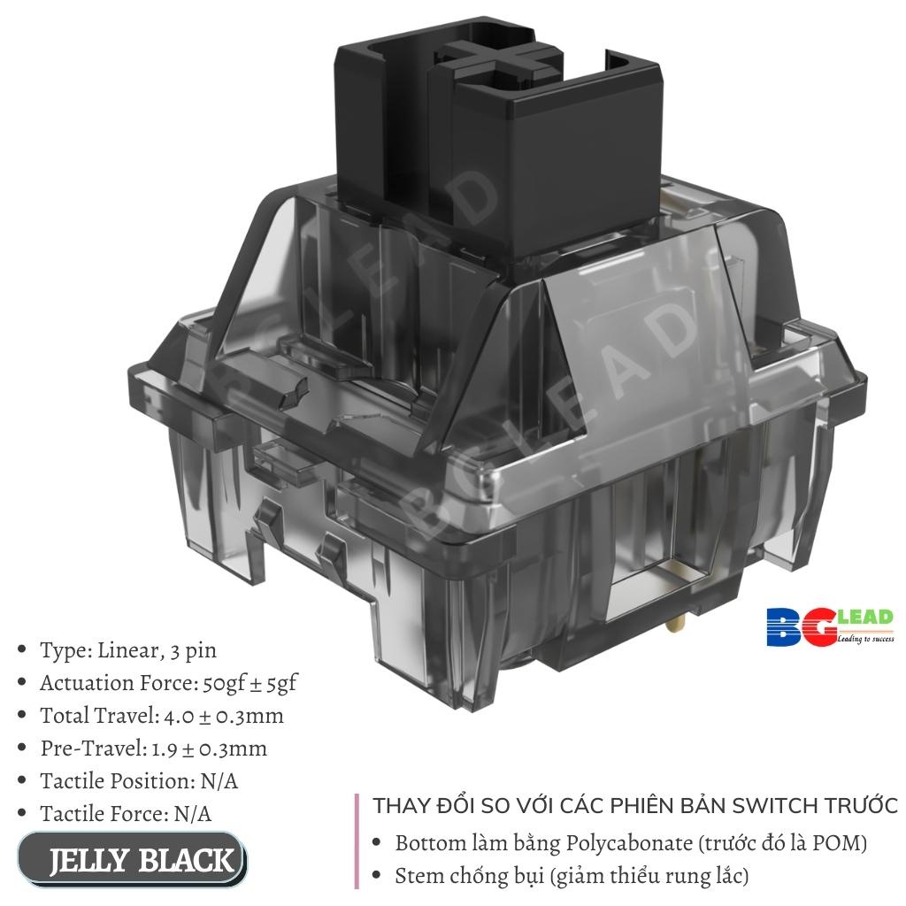 Stab bàn phím cơ / Switch thay nóng cho bàn phím cơ AKKO custom switch / Lubed switch (Tactile switch / Linear switch)