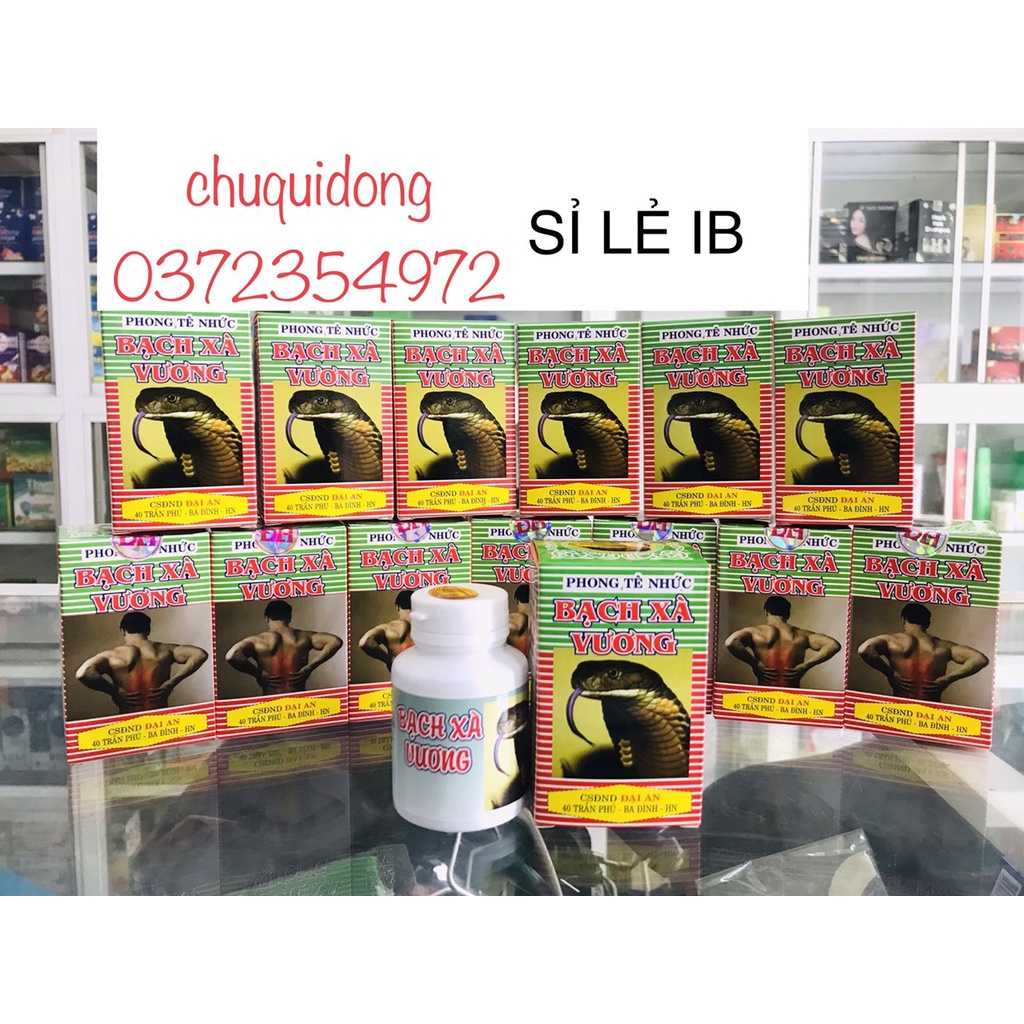 Bạch xà vương hỗ trợ phong tê thấp