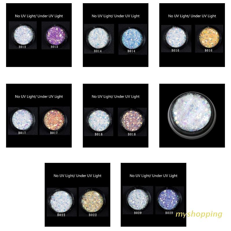 Bột mica màu sắc UV lấp lánh ánh nhũ thủ công DIY