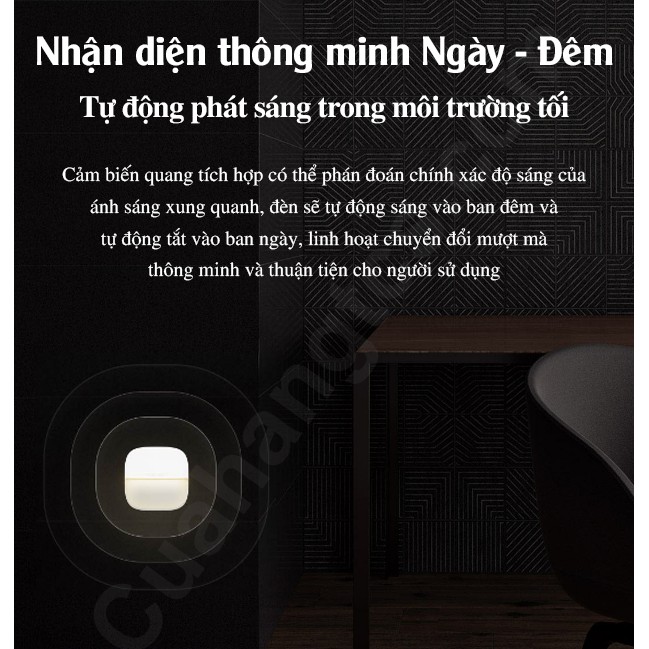 Đèn ngủ cảm biến Yeelight tự động bật tắt sáng tối YLYD09YL