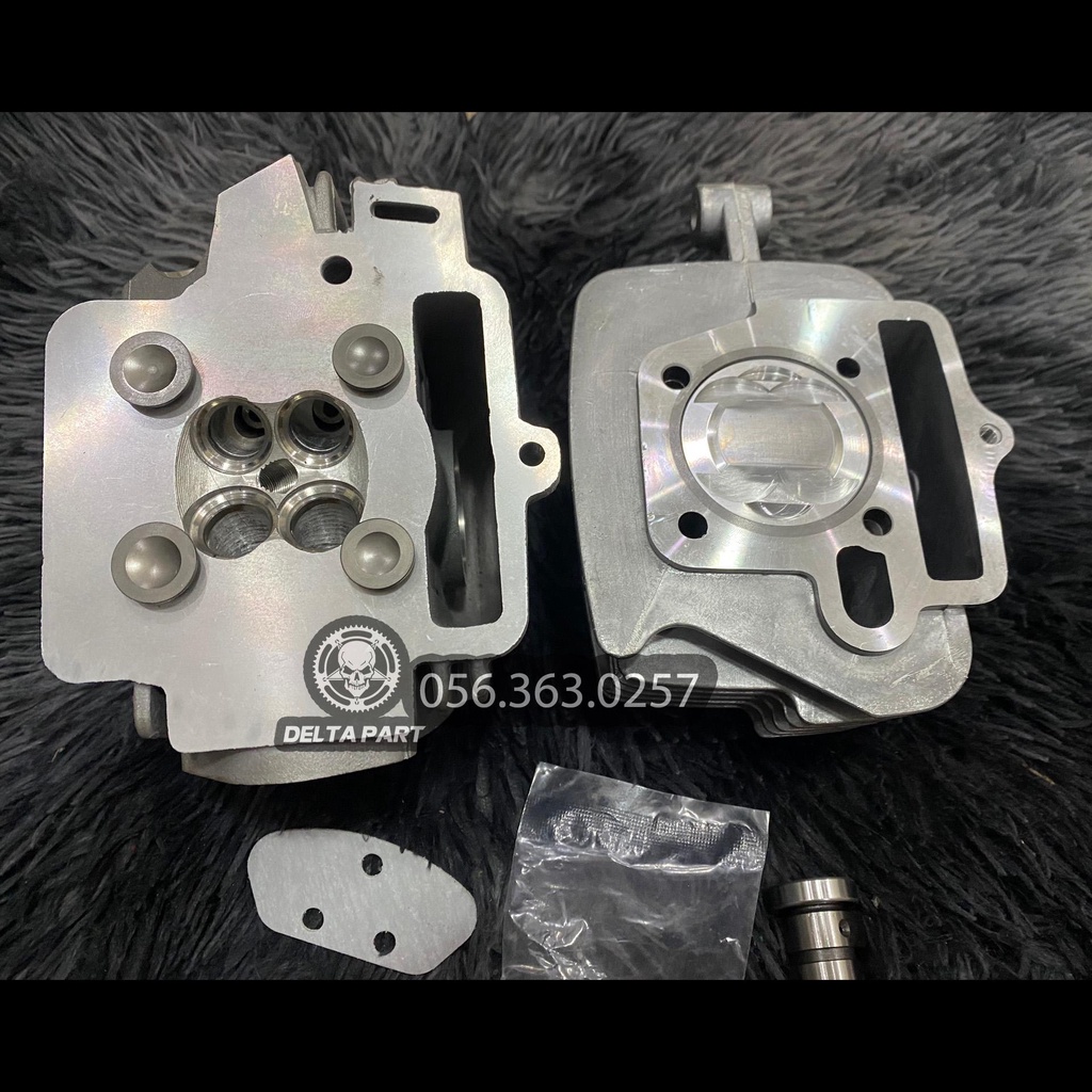 Đầu Lòng Wave 4 Val Trái 54 56 Cho Wave Dream Sirius 50 Xe 50cc...
