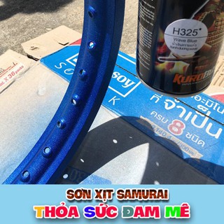 Combo sơn màu xanh dương Wave H325 Samurai