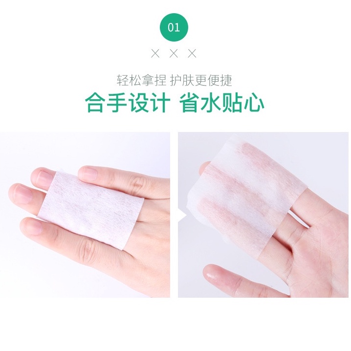 [Hàng mới về] Set 100 miếng bông tẩy trang Beotua siêu nhẹ đa năng an toàn thân thiện với làn da