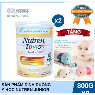 bộ 2 lon Sữa Nutren Junior 800g Dành Cho Trẻ Biếng Ăn Suy Dinh Dưỡng