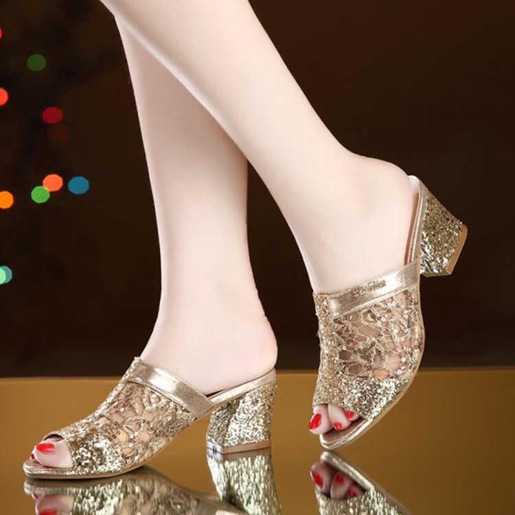 Giày sandal cao gót thời trang hàn cho nữ