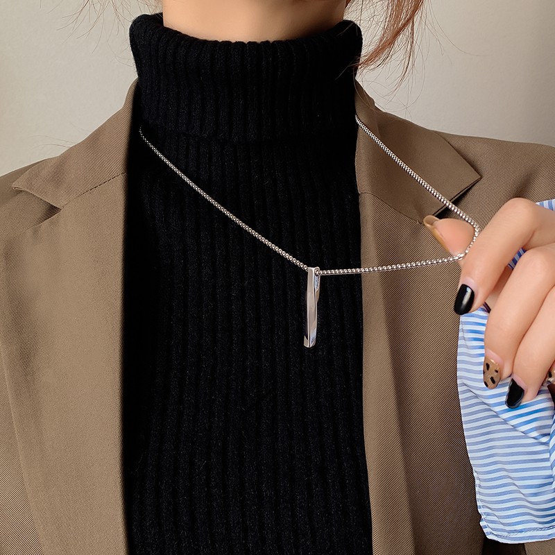 Vòng cổ thép titan thiết kế đơn giản cá tính sành điệu C189