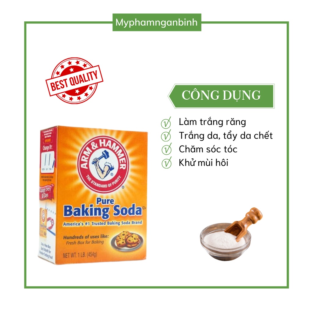Baking Soda Mỹ 454g chính hãng