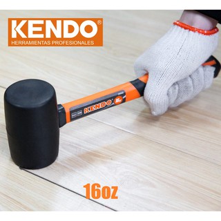 Búa cao su 16oz 450g dài 33mm TPR Rubber KENDO 25502