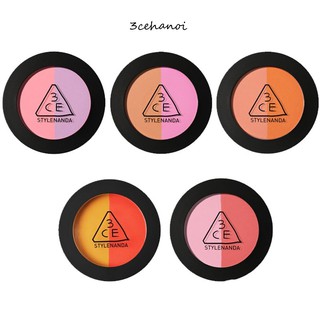 Phấn má hồng 2 ô 3CE Duo Color Face Blush