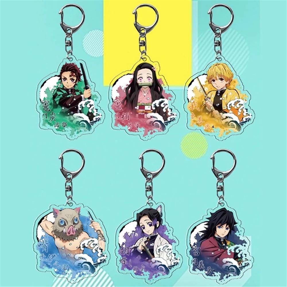 Móc Khóa Hoạt Hình Kamado Nezuko Kamado Tanjirou Kimetsu No Yaiba 15H Bằng Acrylic