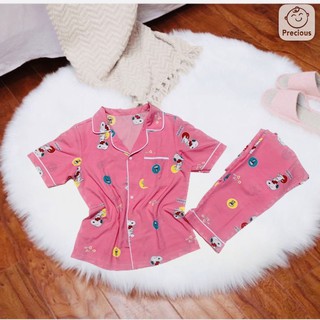 ĐỒ BỘ PIJAMA LỤA HÀN ( HÌNH SHOP CHỤP)