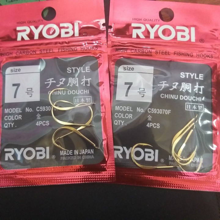 Lưỡi câu Nhật Ryobi Chinu siêu bén - Top1VN