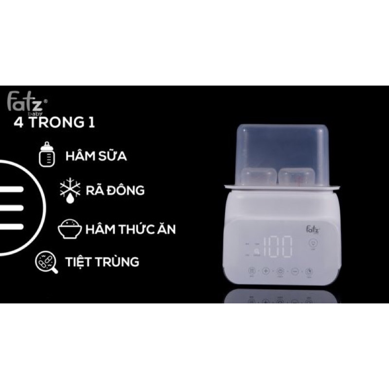 Máy hâm sữa tiệt trùng điện tử Duo 4 FatzBaby FB3095MX