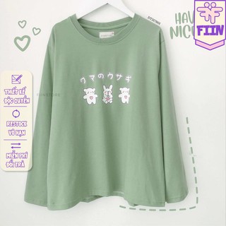 [😍ÁO MỚI😍] Áo dài tay 3 gấu - made in FIIN