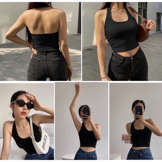 Áo Yếm Tròng Cổ Croptop