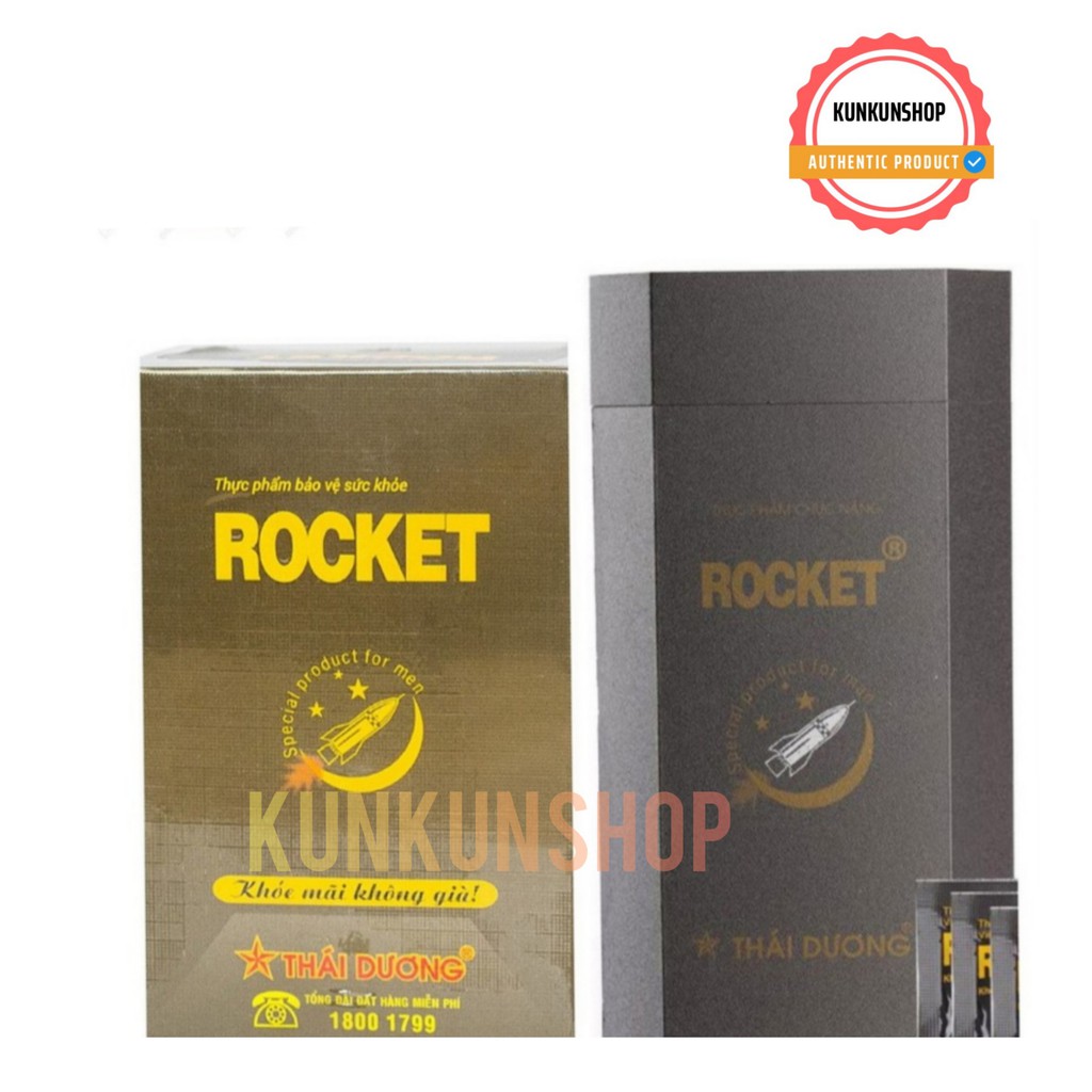 ✔️BIG SALE ✔️ Rocket  Viên Hoàn Hộp 10 & 30 gói Sao Thái Dương Bổ Thận Tráng Dương Dùng Hàng Ngày