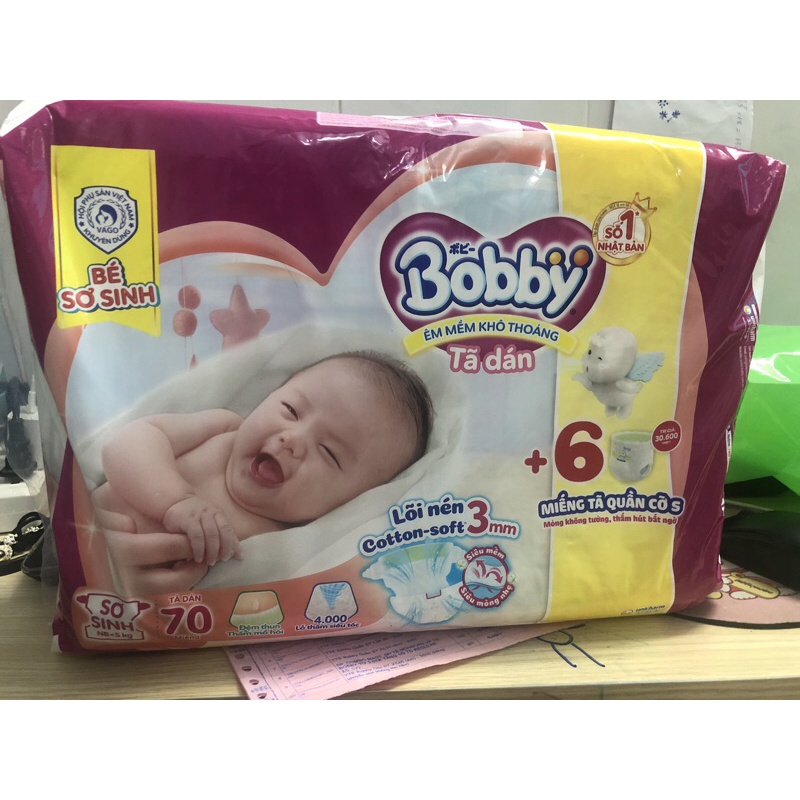 [Tặng 6m] Tả dán Bobby size XS 70 m