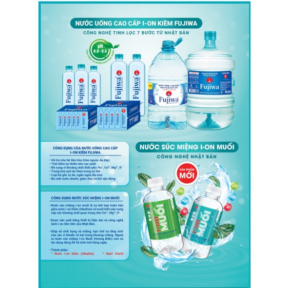 Nước súc miệng ion Muối Hương Biển 680ml – Thùng 12 chai