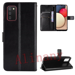 Ốp Điện Thoại Da PU Kiểu Ví Lật Cho Samsung Galaxy A03s Samsung A03s GalaxyA03s