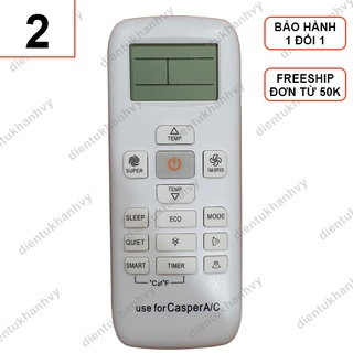 Remote Máy Lạnh Casper 2 Chiều Giá Rẻ