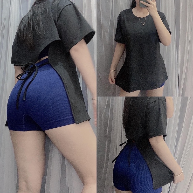 ÁO FORM RỘNG CỘT DÂY HOT TÍK TÓK