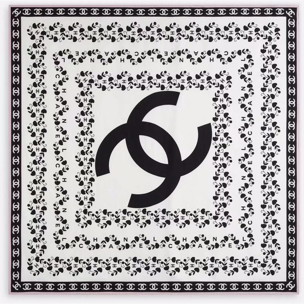 Khăn Choàng Cổ Lụa Vuông In Họa Tiết Thời Trang Sang Trọng Cho Nữ