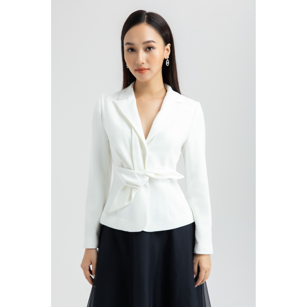 [Mã WABR99 giảm 10% đơn 99K] Áo Vest nữ xoắn eo thiết kế IVY moda MS 67M6041