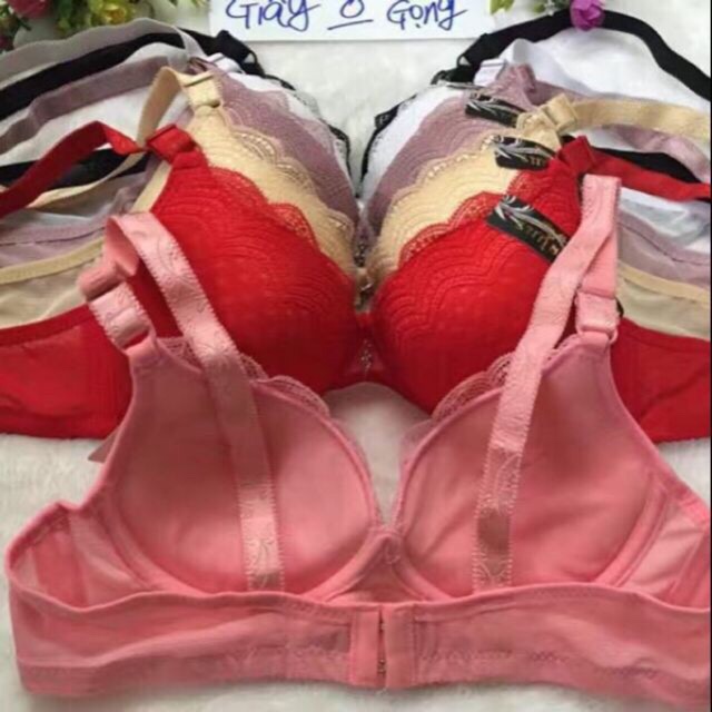 (9266)lẻ=sỉ áo lót ren nâng ngực_thai lan