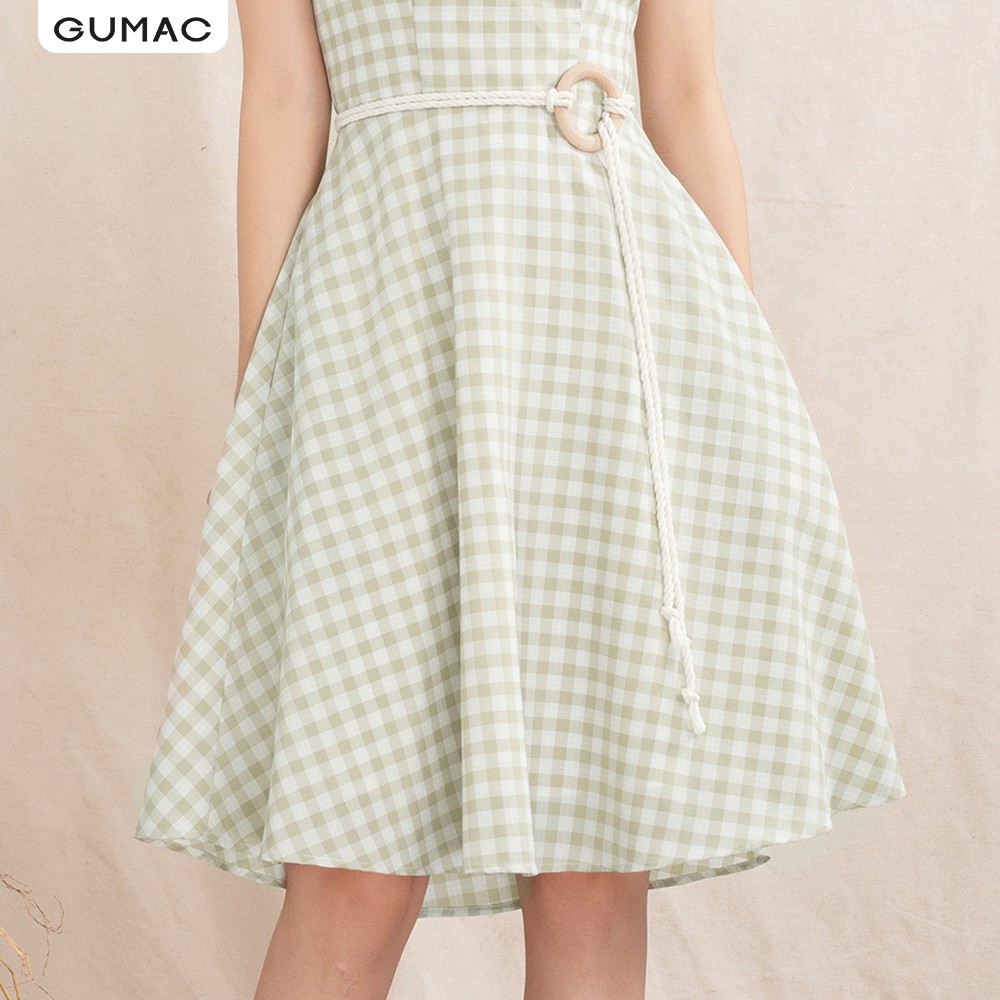 [Mã WABRG208 giảm 10% tối đa 50k đơn từ 250k] Đầm xòe yếm 2 dây DA10116 GUMAC ( Không kèm áo thun ) | BigBuy360 - bigbuy360.vn