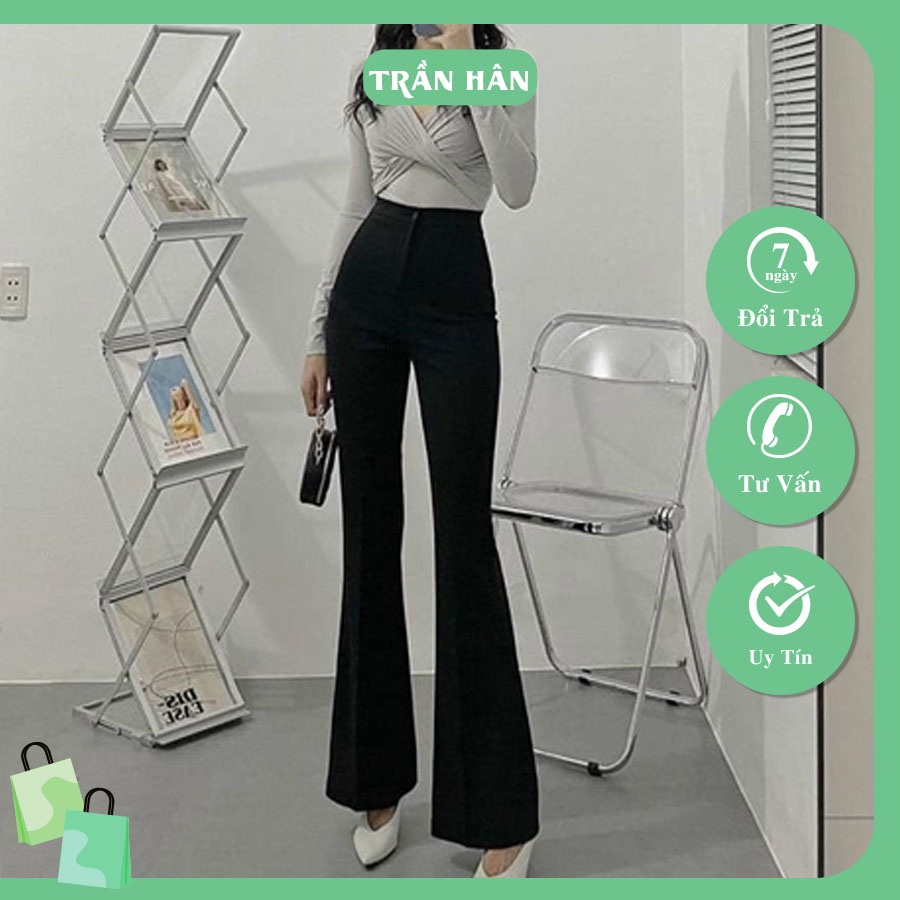 Quần tây nữ 958 ống pass sành điệu, cá tính mang đi chơi đi học sang chảnhI Trần Hân Shop 20003656