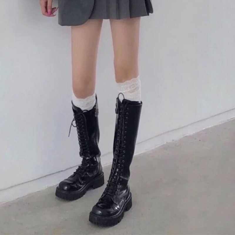 Đôi Vớ DàI Qua GốI PhốI Ren Hoa ThờI Trang Cho Nữ