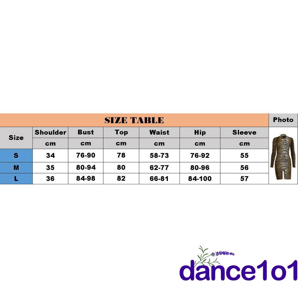 Áo liền quần tay dài cổ cao họa tiết đốm da báo dành cho nữ