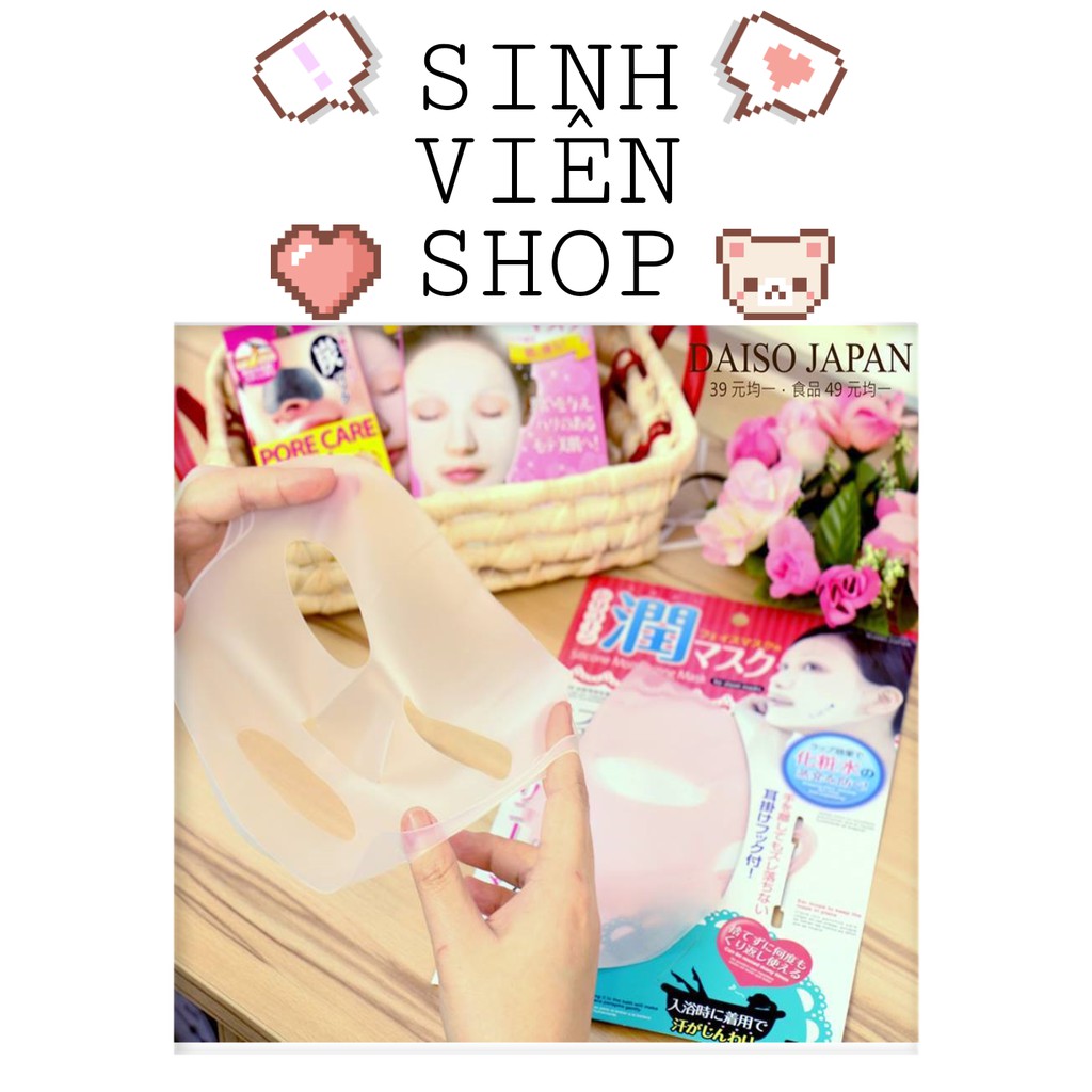 Mặt nạ silicon Daiso Nhật Bản định hình mask silicone