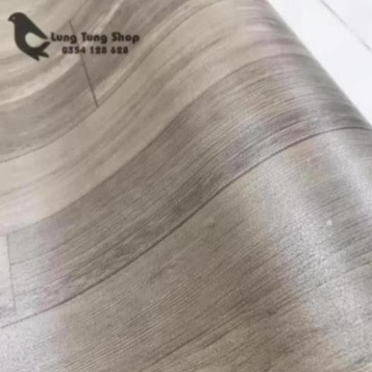 Thảm nhựa simili vân gỗ xám - thảm nhựa pvc trải sàn