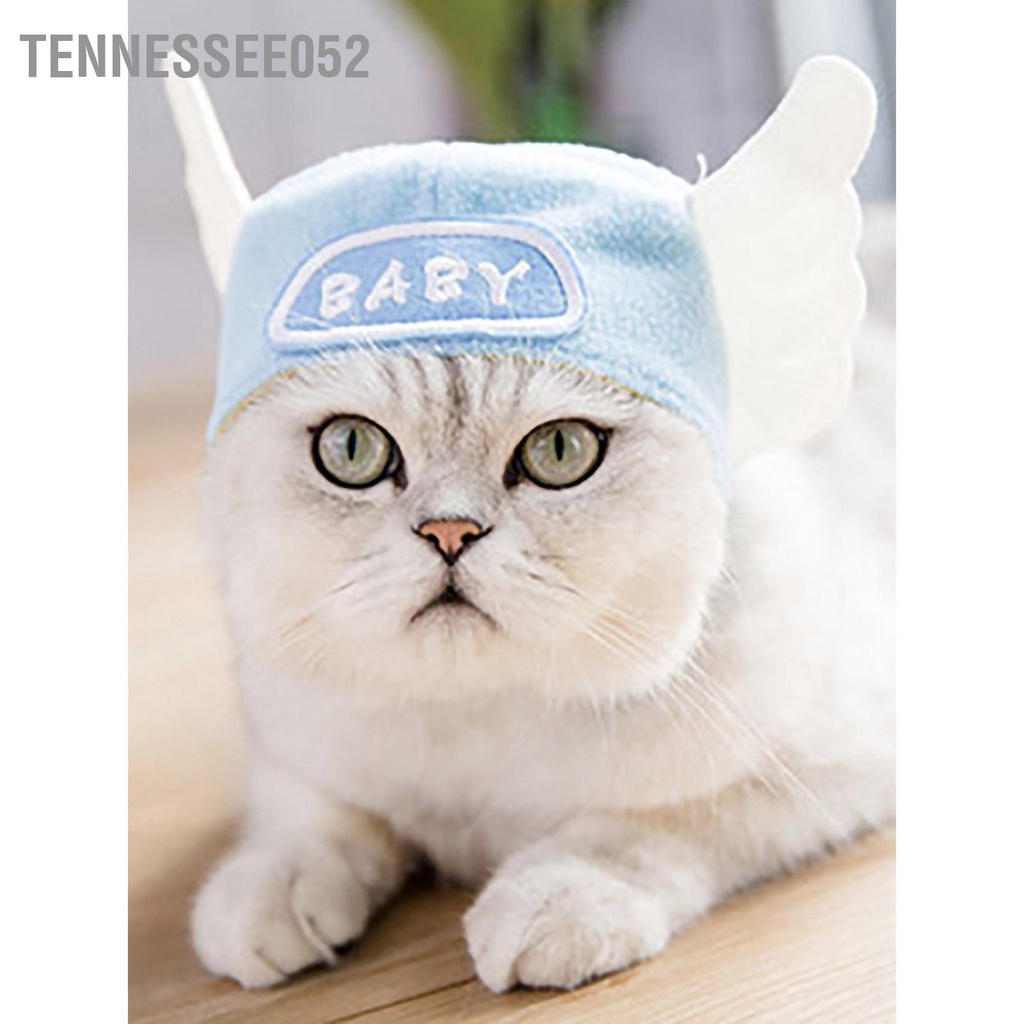 Tennessee052 Mũ thú cưng Trọng lượng nhẹ Polyester Mềm mại Thoải mái Di động mèo dễ thương cho chó