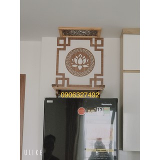 Bàn thờ ông táo đầy đủ bộ trang nghiêm