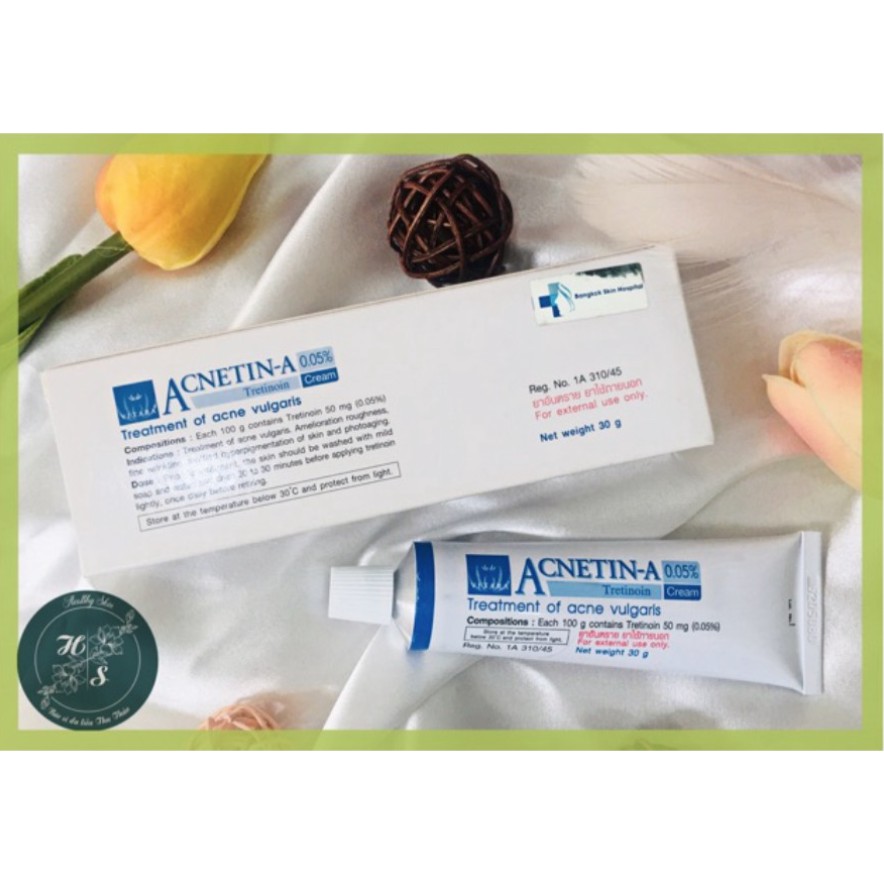 [30g] Acnetin A (TRETINOIN 0.05) CREAM - KEM GIẢM MỤN TRẺ HOÁ DA | BigBuy360 - bigbuy360.vn