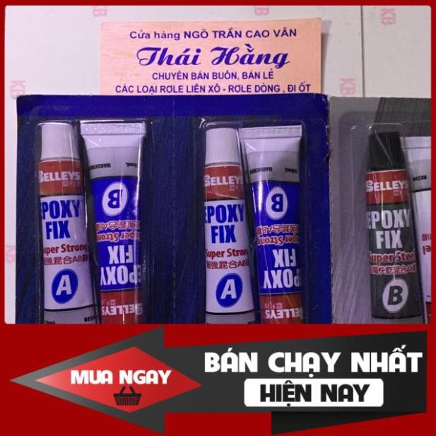 [ShopUyTín] Keo dán AB 2 thành phần EPOXYFIX giá cho 1 tuýp [free.ship]